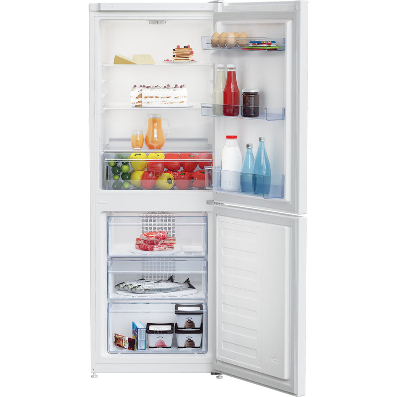 Beko Freestanding Frost Free Fridge Freezer with Freezer Guard CFG4552 White