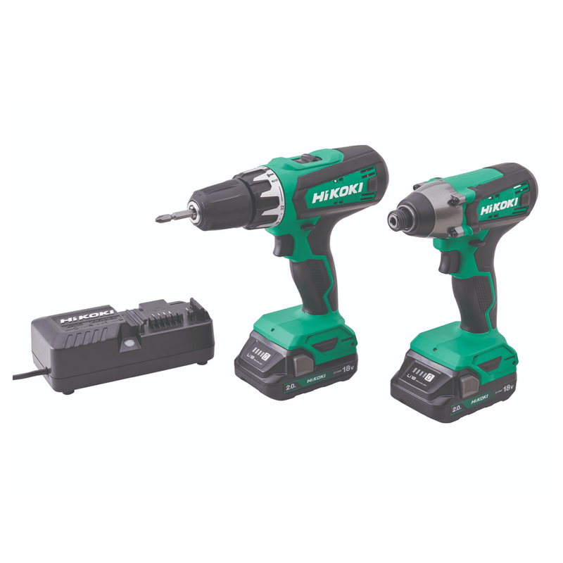 Hikoki 18V Combi & Impact Drill Twin Pack - DRILLS - Beattys of Loughrea