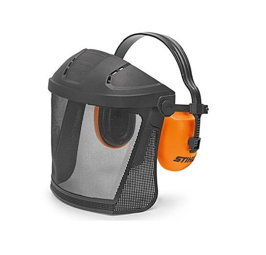 Stihl Economy Mesh Visor with Ear Defender: 0000 884 0251 - SAFETY HELMET, EAR MUFF - Beattys of Loughrea