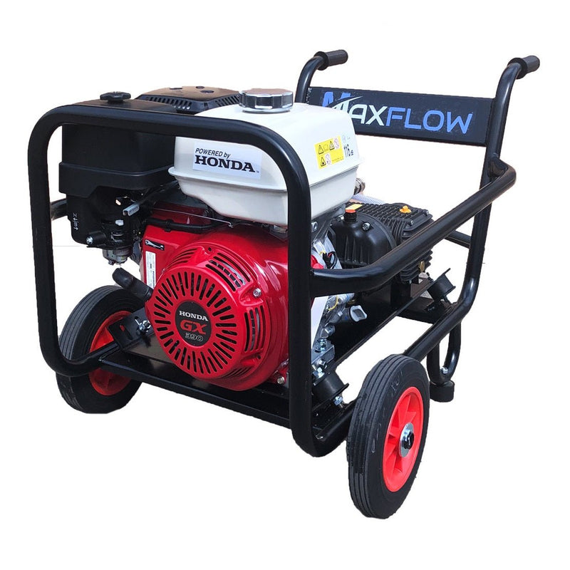 Maxflow Industrial Pressure Washer - Honda GX390 21 LPM Comet Pump Trolley Frame - POWER WASHERS - Beattys of Loughrea