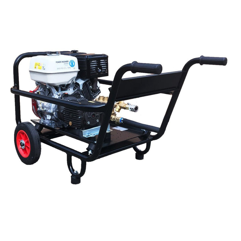 Maxflow Industrial Pressure Washer - Honda GX390 21 LPM Comet Pump Trolley Frame - POWER WASHERS - Beattys of Loughrea