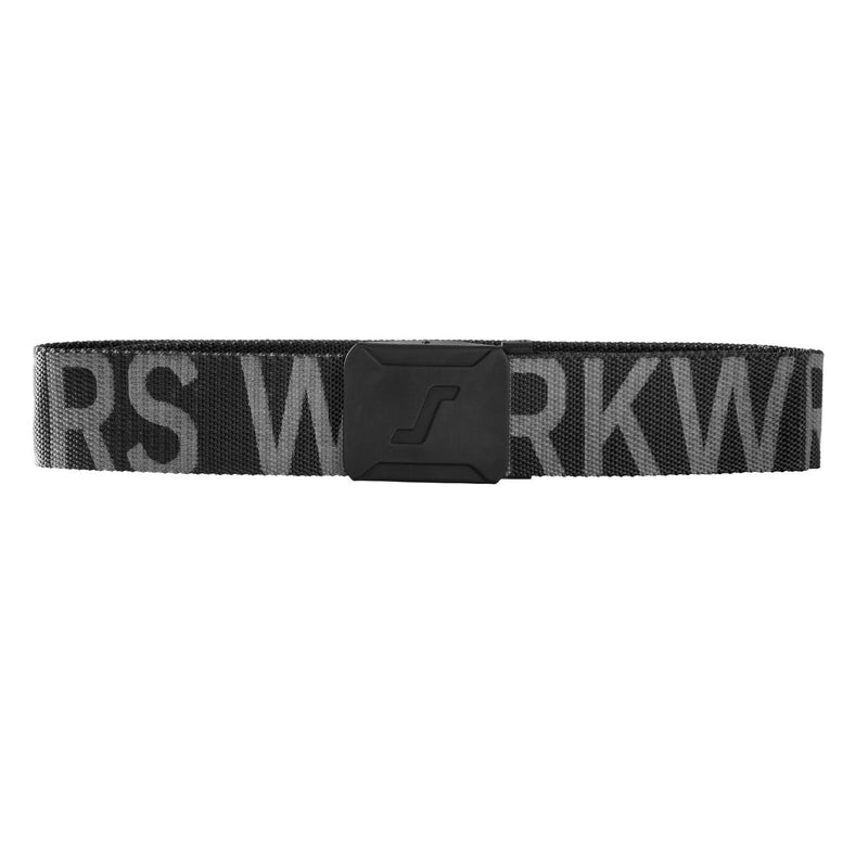 Snickers 9004 Logo Belt Black/Steel Grey One Size