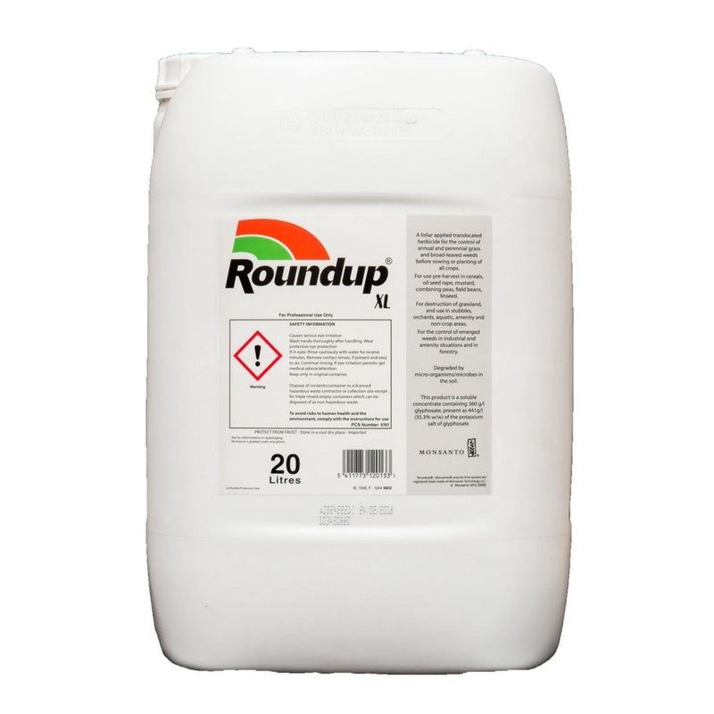 ROUNDUP XL 20L - HORTICULTURAL WEEDKILLER - Beattys of Loughrea