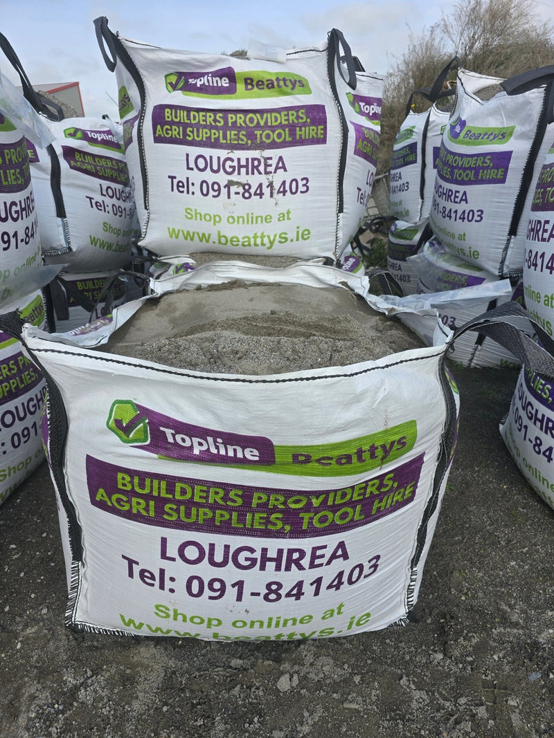 Washed Plastering Sand Ton Maxi Bag Grey - SAND / GRAVEL - Beattys of Loughrea