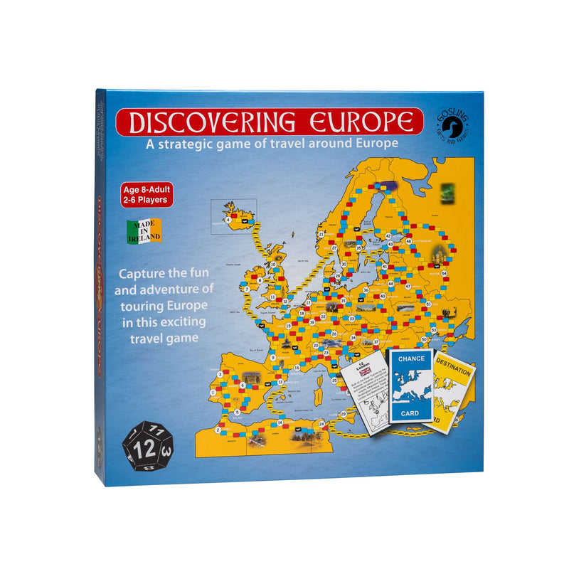 Discovering Europe Board Game - BOARD GAMES / DVD GAMES - Beattys of Loughrea