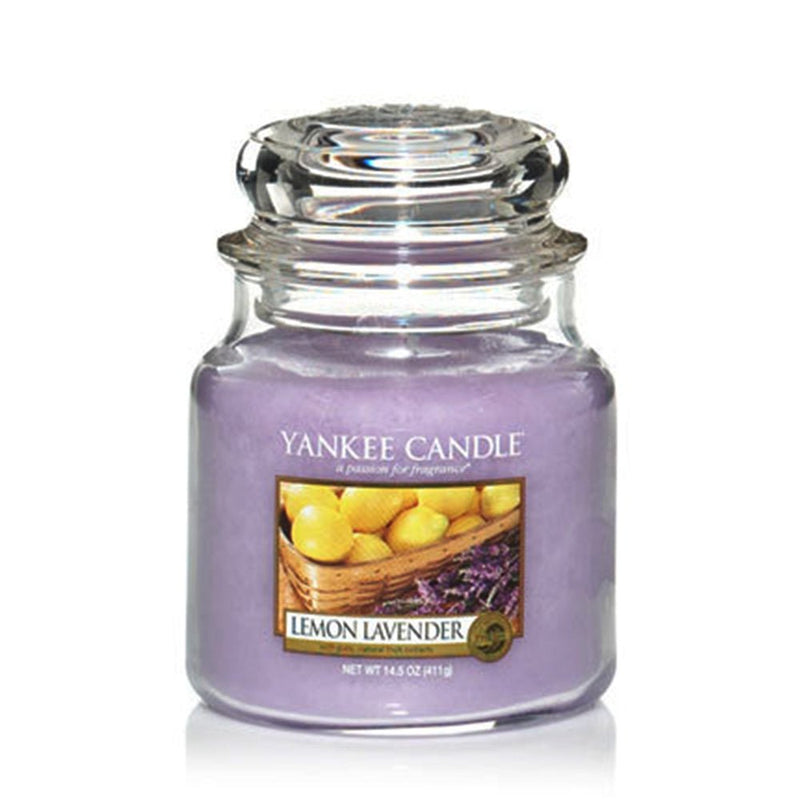 Lemon Lavender Medium Yankee Candle 411g - CANDLES - Beattys of Loughrea