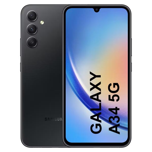 Samsung Galaxy A34 5G Black | SM - A346BZKAEUB - READY TO GO/MOBILE PHONES - Beattys of Loughrea