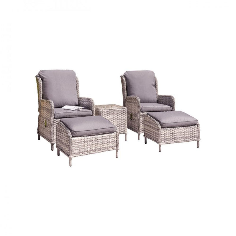 Eden Rose Adjustable Rattan Coffee Set - BISTRO SET 2 PERSON - Beattys of Loughrea