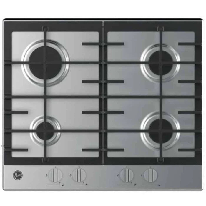 Hoover 4 Burner Built-In Gas Hob - Stainless Steel | HHG6BRK3X