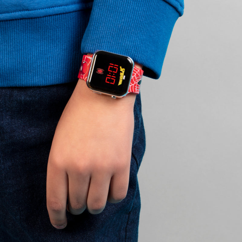 Spiderman Red Strap Led Watch - VTECH/EDUCATIONAL - Beattys of Loughrea