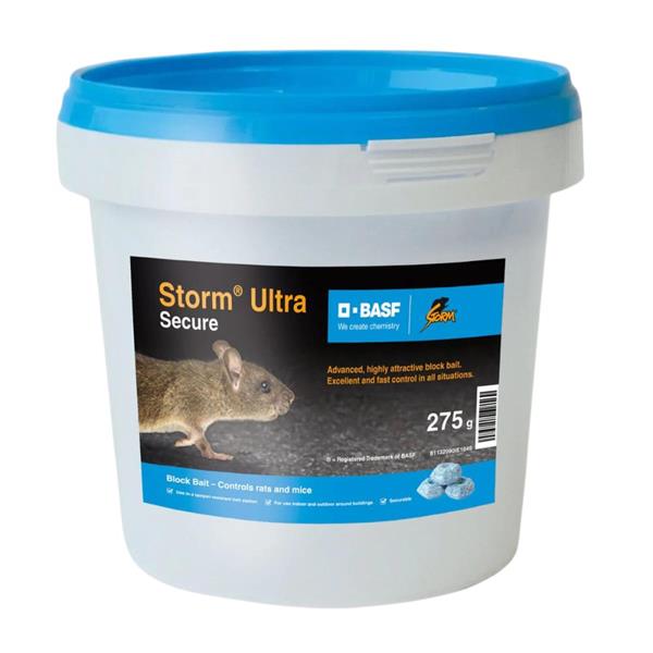 Storm Ultra Secure Rat and Mouse Bait 275grm - VERMIN BAIT/TRAP/FLY SPRAY - Beattys of Loughrea