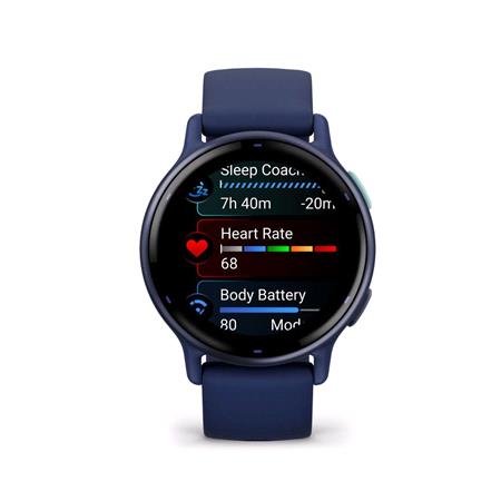 Garmin Vivoactive 5 Fitness Smartwatch Metallic Navy 010 - 02862 - 12 - SMARTWATCH, FITBIT - Beattys of Loughrea