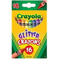 Crayola 16Pk Glitter Crayons - ART & CRAFT/MAGIC/AIRFIX - Beattys of Loughrea