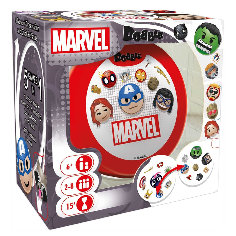 Dobble Marvel Emoji - BOARD GAMES / DVD GAMES - Beattys of Loughrea