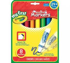 Crayola 8 First Markers - ART & CRAFT/MAGIC/AIRFIX - Beattys of Loughrea