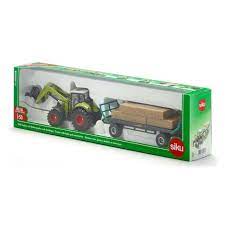 Siku 1:50 Claas With Loader & Bale Trailer - FARMS/TRACTORS/BUILDING - Beattys of Loughrea