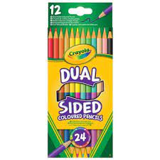 Crayola 12 Pack Dual Sided Pencils - ART & CRAFT/MAGIC/AIRFIX - Beattys of Loughrea