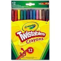 Crayola 12Pk Twistable Crayons - ART & CRAFT/MAGIC/AIRFIX - Beattys of Loughrea