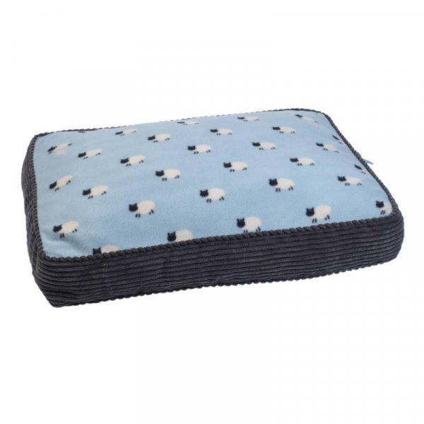 Medium Counting Sheep Gusset Mattress - PET SLEEPING BASKET, BEDS - Beattys of Loughrea