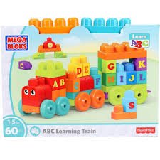 Mega Bloks ABC Learning Train - CONSTRUCTION - LEGO/KNEX ETC - Beattys of Loughrea