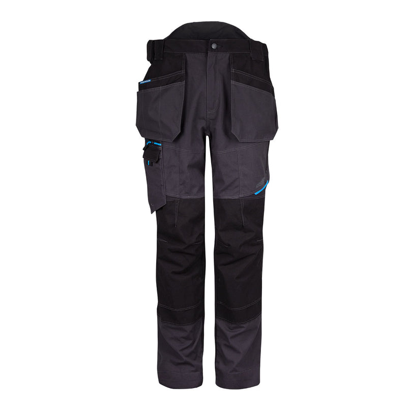 Portwest T702 - WX3 Holster Trouser Metal Grey 32" - WORK/ SKI TROUSERS - Beattys of Loughrea