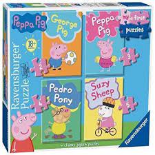 Peppa Pig My 1St 4in1 Jigsaw Puzzle - JIGSAWS - Beattys of Loughrea