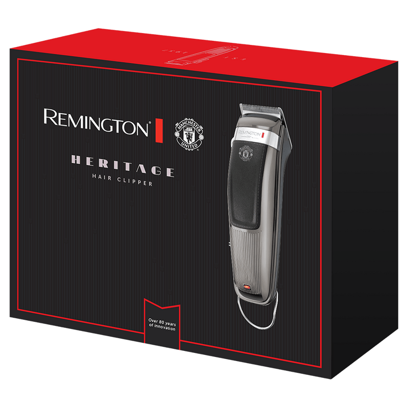 Remington HC9105 Heritage Hair Clipper (Man Utd) - RAZORS & NOSE TRIMMERS - Beattys of Loughrea