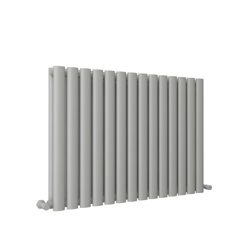 Aqualla Porto Double Panel 600 x 590 Light Grey - RADIATORS (DC) DOUBLE CONVECTOR - Beattys of Loughrea