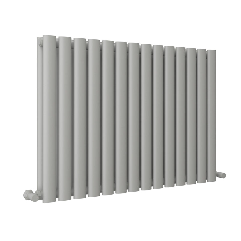 Aqualla Porto Double Panel 600 x 830 Light Grey - RADIATORS (DC) DOUBLE CONVECTOR - Beattys of Loughrea