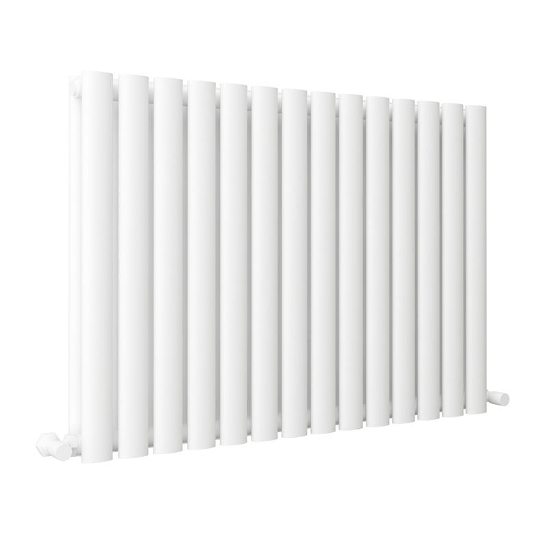 Aqualla Porto Double Panel 600 x 1190 Matt White - RADIATORS (DC) DOUBLE CONVECTOR - Beattys of Loughrea