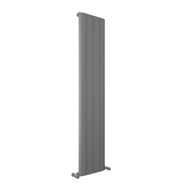 Aqualla Airo Aluminium Anthracite 1800 x 280 - RADIATORS (SC) SINGLE CONVECTOR - Beattys of Loughrea