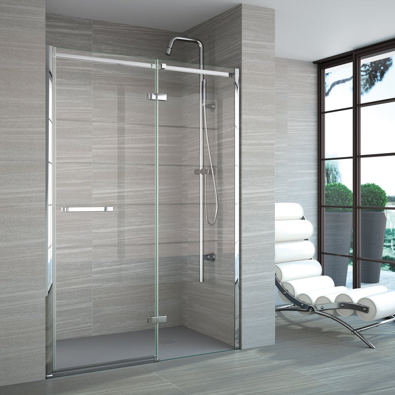 Merlyn 8 Series Frameless Hinge & Inline 1100mm - SHOWER DOORS - Beattys of Loughrea