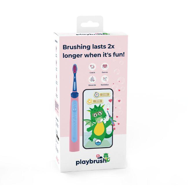 Playbrush Smart Sonic Kids Toothbrush Pink - ORAL CARE - Beattys of Loughrea