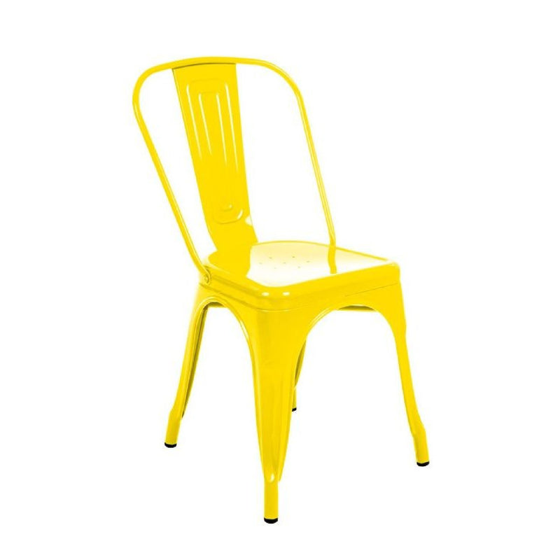 Hugo Yellow Metal Chair - SINGLE GARDEN BENCH/ CHAIR - Beattys of Loughrea