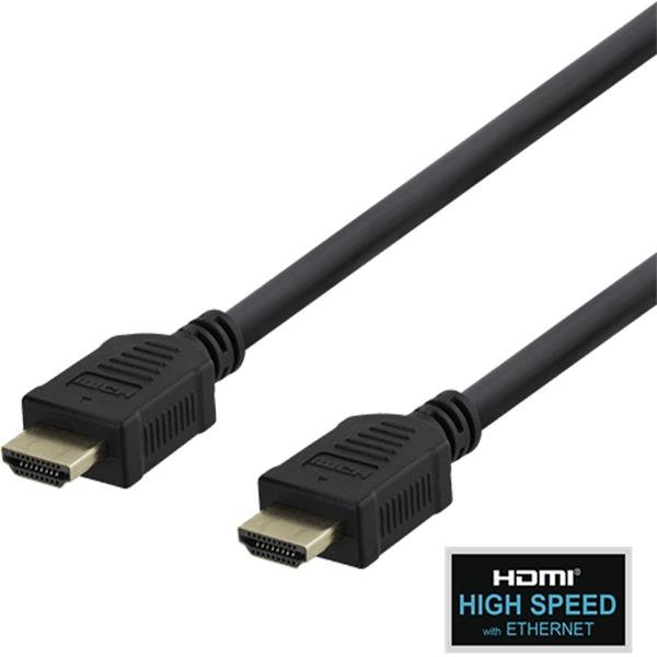 Deltaco Premium High Speed HDMI Cable with Ethernet 3m - LEADS - Beattys of Loughrea