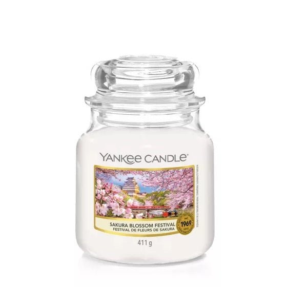 Sakura Blossom Festival Medium Yankee Candle 411g - CANDLES - Beattys of Loughrea