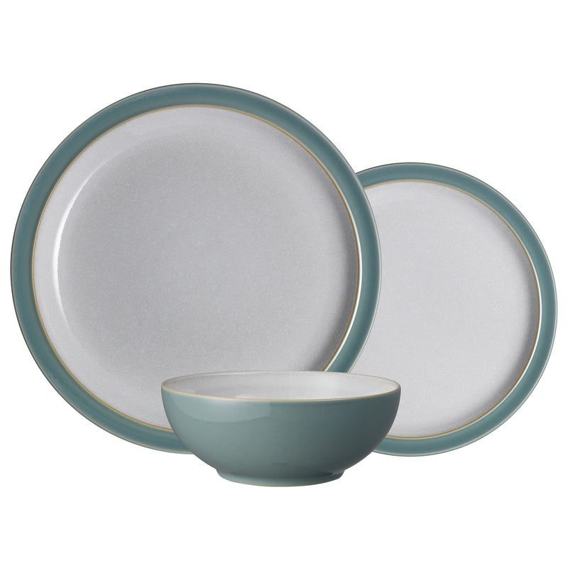 Denby Elements Fern Green 12Pc Tableware Set - TABLEWARE SETS - GENERAL - Beattys of Loughrea