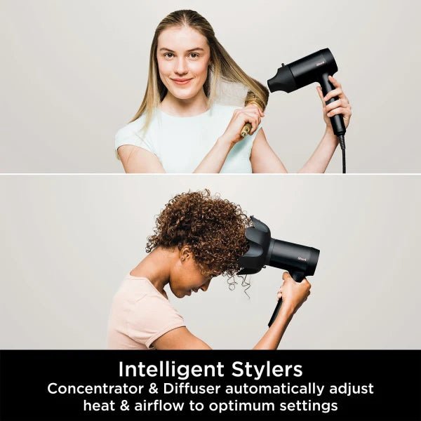 Shark STYLE iQ Ionic Hair Dryer & Styler HD120UK - Beattys of Loughrea , www.beattys.ie