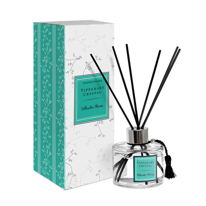 TIPPERARY CRYSTAL Saltwater Shores Diffuser Set - POT POURRI/AROMATHERAPY/OILS/DIFFUSER - Beattys of Loughrea