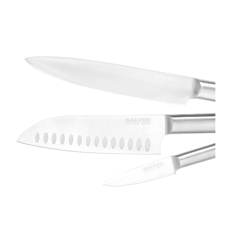 Salter Professional 3 Pc Stainless Steel Knife Set - CUTLERY/KNIFE SET/BLOCK - Beattys of Loughrea