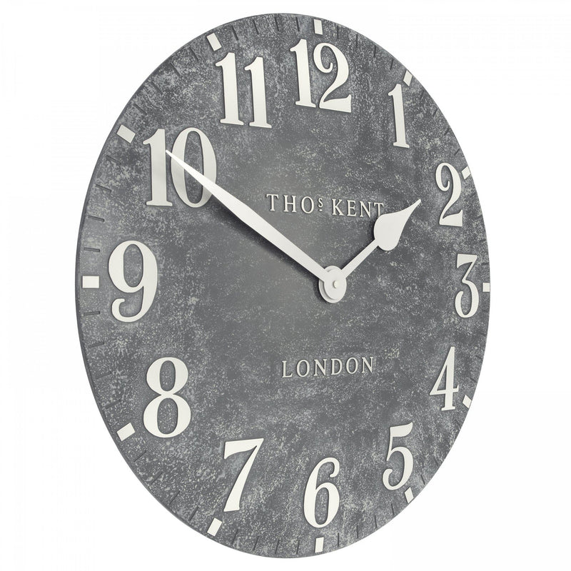 Thomas Kent 20" Outdoor Arabic Wall Clock Cement - CLOCKS - Beattys of Loughrea