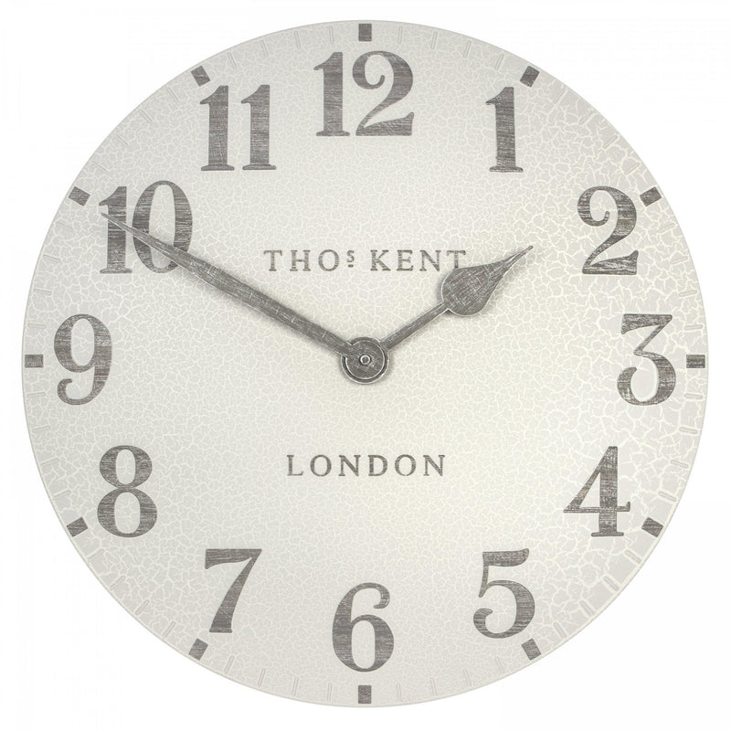 Thomas Kent 20" Outdoor Arabic Wall Clock Crackle - CLOCKS - Beattys of Loughrea