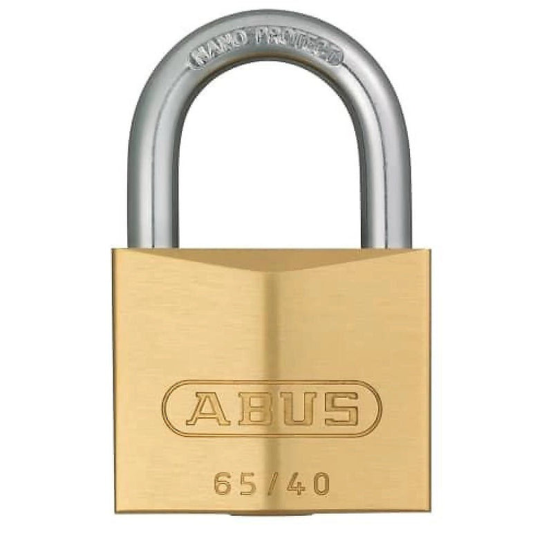 ABUS Mechanical - 65/40mm Brass Padlock - PADLOCKS - Beattys of Loughrea