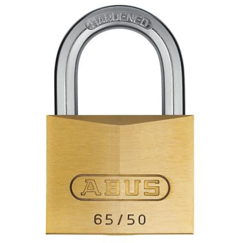 ABUS Mechanical - 65/50mm Brass Padlock - PADLOCKS - Beattys of Loughrea