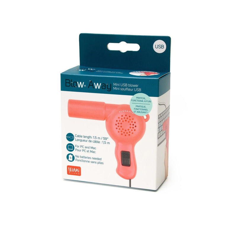 Legami Blow Away Mini USB Blower - USB PC ACCESSORIES - Beattys of Loughrea