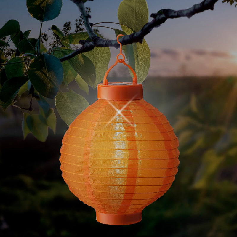 24cm Nylon Solar Lantern Assorted - One Supplied* - SOLAR / GARDEN ORNAMENTS - Beattys of Loughrea