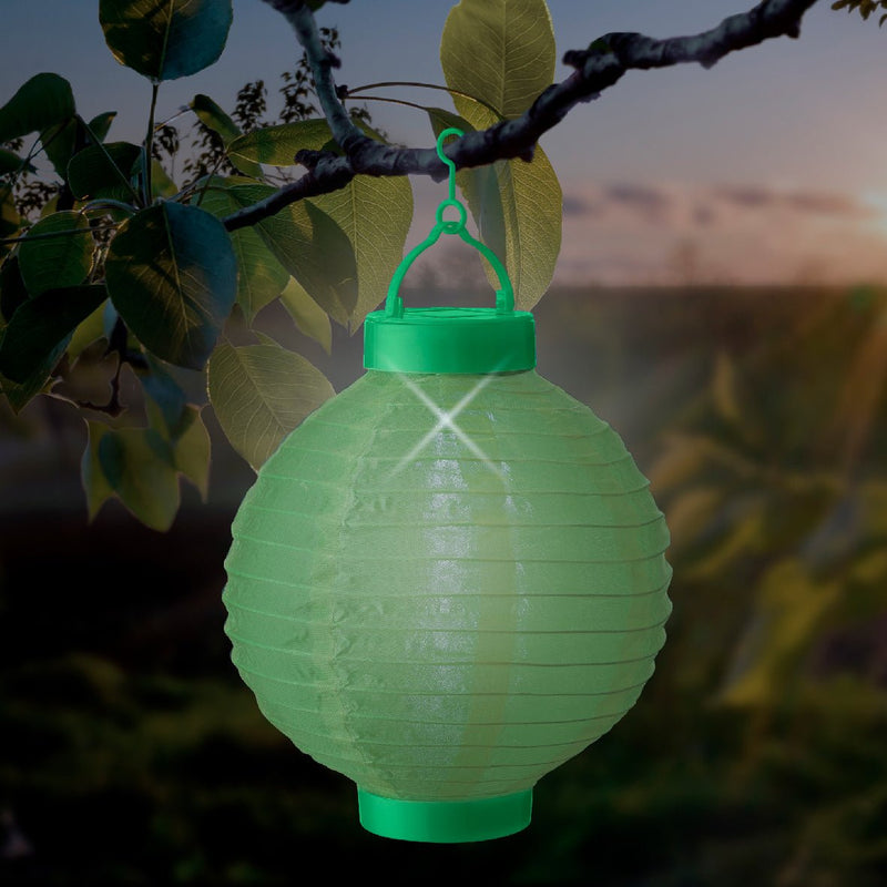 24cm Nylon Solar Lantern Assorted - One Supplied* - SOLAR / GARDEN ORNAMENTS - Beattys of Loughrea