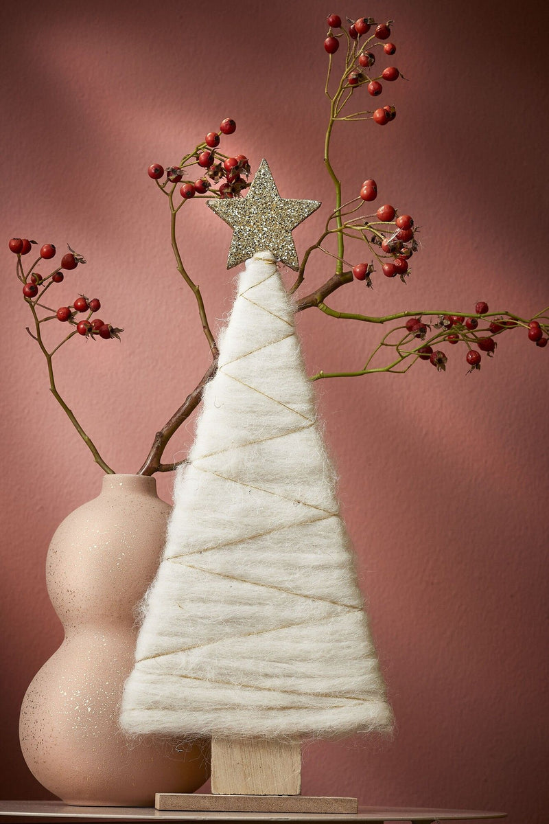 White Tree Decoration 40cm - XMAS TREE SMALL - Beattys of Loughrea