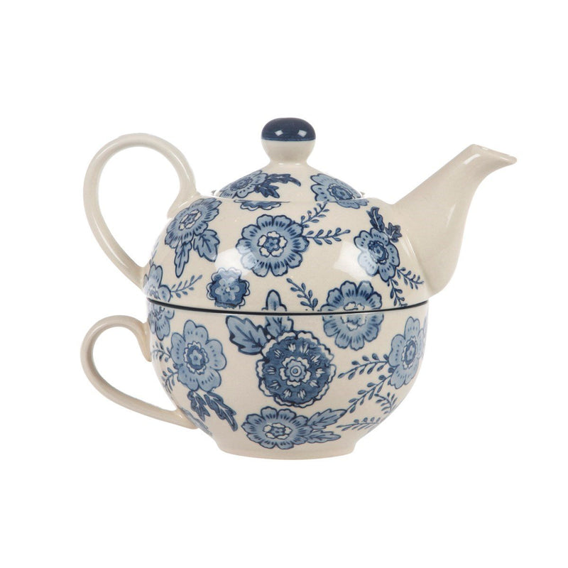 Blue Willow Floral Tea For One - MUG SETS - Beattys of Loughrea