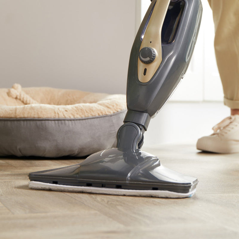 Beldray 14 in 1 Steam Cleaner – Flexi-Hinge, Titanium 1300W - STEAM CLEANER - Beattys of Loughrea